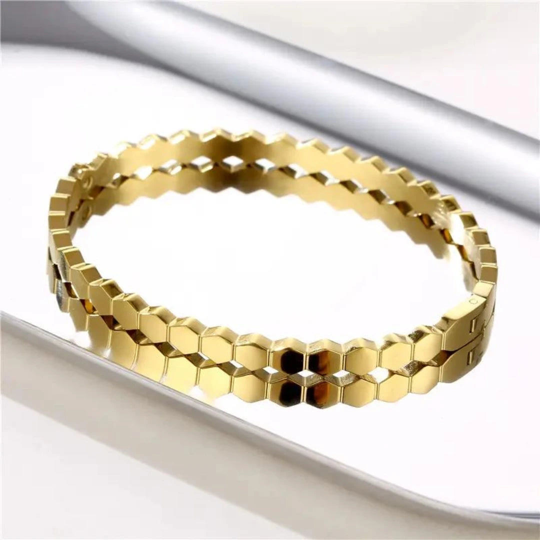 Aurora Gold Bangle