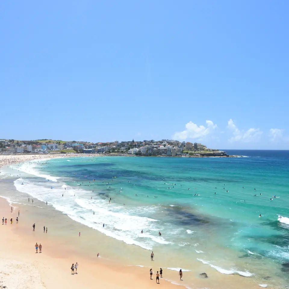 picture of bondi beach on a beautiful sunny day