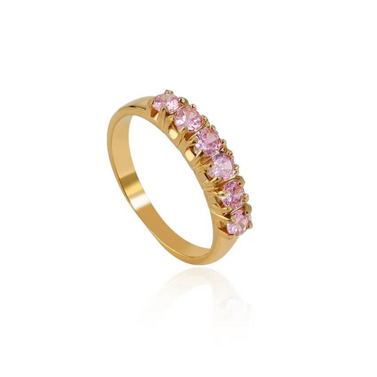 Pink Champagne Gold Ring