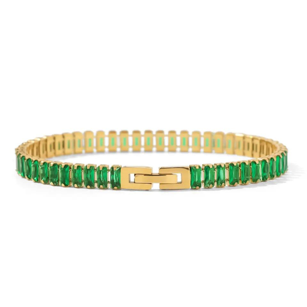 tennis bracelet Emerald Bracelet