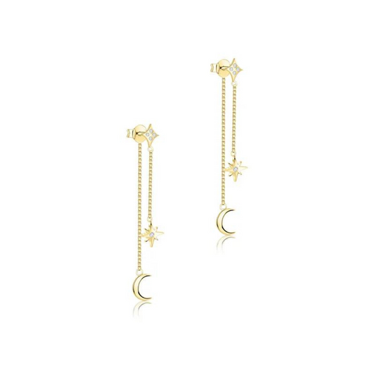 Solar Radiance Gold Earring