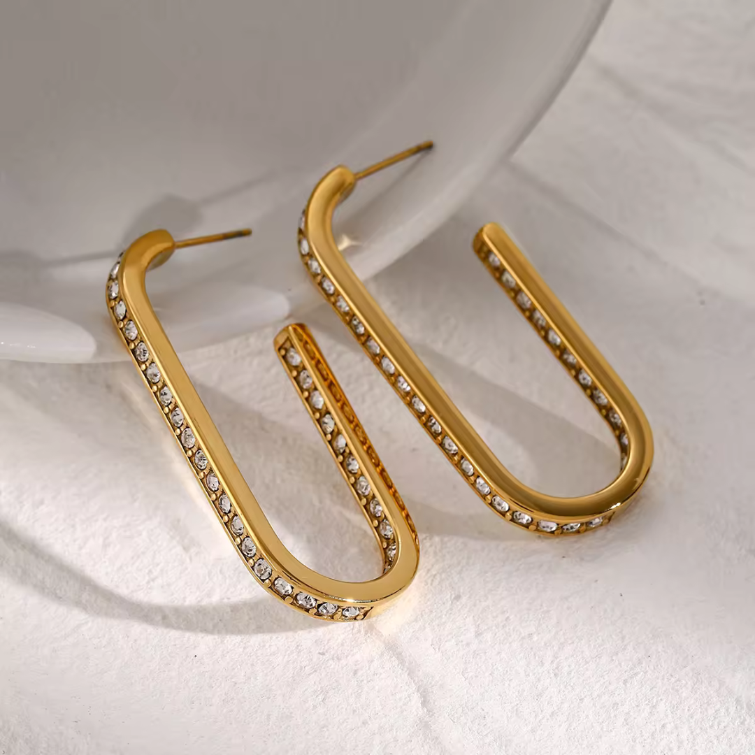 Shamara Gold and Diamond Earrings