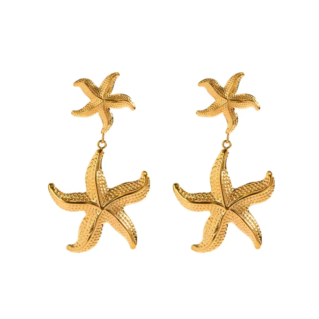 Isla Starfish Drop Earrings