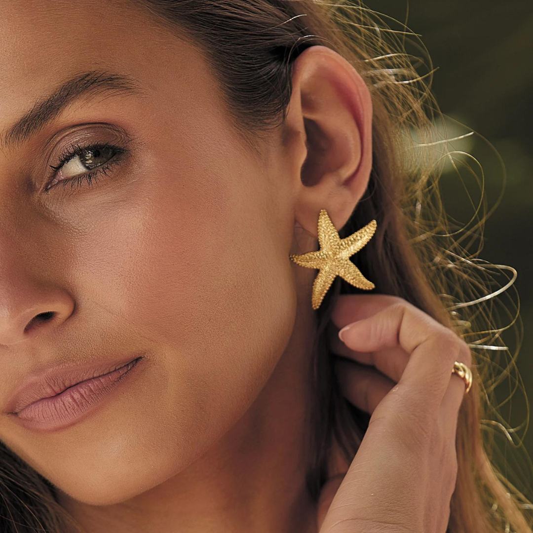 Isla Starfish Stud Earrings