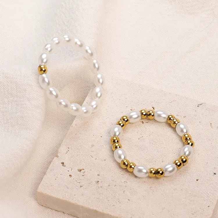 Freshwater Pearl & Gold Ring